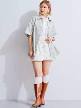 「TTOL（トール）のアイテム」を使った、nissen Ladies Modelsさん（レディース・160cm）の春コーディネート