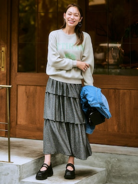 nissen Ladies Modelsさん（レディース・167cm）の冬コーディネート