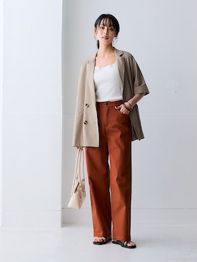 nissen Ladies Modelsさん（レディース・165cm）の春コーディネート