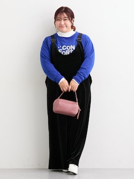 「nissen（ニッセン）のアイテム（Tシャツ/カットソー）」を使った、nissen Ladies Modelsさん（レディース・158cm）の秋コーディネート