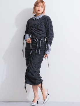 「TTOL（トール）のアイテム」を使った、nissen Ladies Modelsさん（レディース・160cm）の春コーディネート