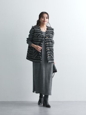 「レディース」｜「アイテム（ワンピース/ドレス）」を使った、nissen Ladies Modelsさん（レディース・160cm）の春コーディネート