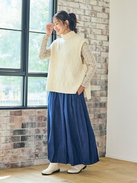 nissen Ladies Modelsさん（レディース・165cm）の秋コーディネート