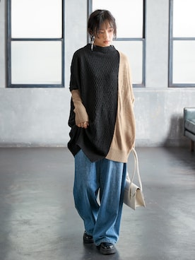 nissen Ladies Modelsさん（レディース・163cm）の冬コーディネート