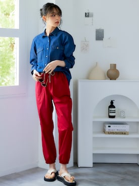 nissen Ladies Modelsさん（レディース・163cm）の夏コーディネート