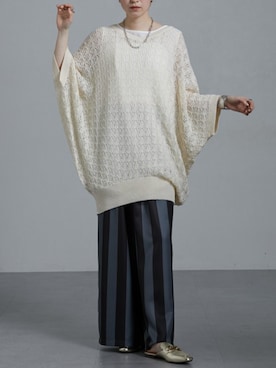 「Soiunique（スワユニーク）のアイテム」を使った、nissen Ladies Modelsさん（レディース・162cm）の夏コーディネート