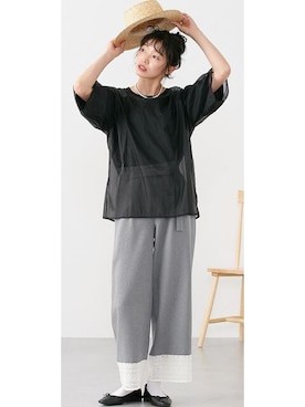 nissen Ladies Modelsさん（レディース・169cm）の夏コーディネート