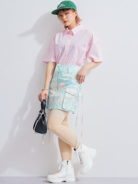 「TTOL（トール）のアイテム」を使った、nissen Ladies Modelsさん（レディース・160cm）の春コーディネート