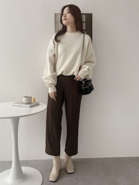 nissen Ladies Modelsさん（レディース・167cm）の冬コーディネート