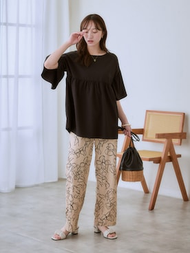 「レディースファッション」｜nissen Ladies Modelsさん（レディース・160cm）の春コーディネート