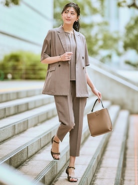 nissen Ladies Modelsさん（レディース・169cm）の春コーディネート