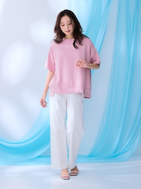 「nissen（ニッセン）のアイテム」を使った、nissen Ladies Modelsさん（レディース・165cm）の夏コーディネート