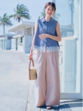 nissen Ladies Modelsさん（レディース・171cm）の春コーディネート