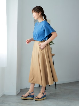 「レディースファッション」｜nissen Ladies Modelsさん（レディース・160cm）の春コーディネート