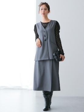 「nissen（ニッセン）のアイテム」を使った、nissen Ladies Modelsさん（レディース・167cm）の夏コーディネート