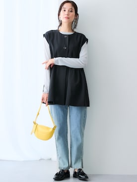 「アイテム（スーツセット）」を使った、nissen Ladies Modelsさん（レディース・167cm）の冬コーディネート