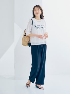 nissen Ladies Modelsさん（レディース・168cm）の春コーディネート