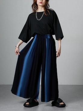 「Soiunique（スワユニーク）のアイテム」を使った、nissen Ladies Modelsさん（レディース・154cm）の夏コーディネート