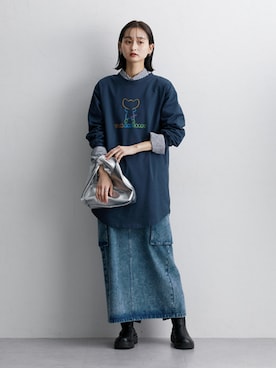 「トムとジェリー」｜nissen Ladies Modelsさん（レディース・169cm）の冬コーディネート