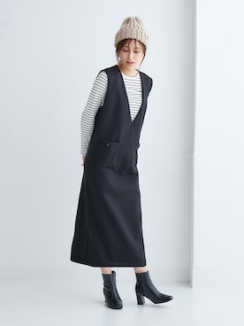 「ほっこり素材」｜nissen Ladies Modelsさん（レディース・168cm）の秋コーディネート