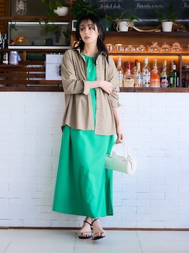 「アイテム（スポーツグッズ）」を使った、nissen Ladies Modelsさん（レディース・165cm）の春コーディネート