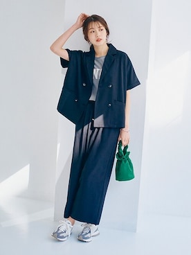 nissen Ladies Modelsさん（レディース・168cm）の春コーディネート