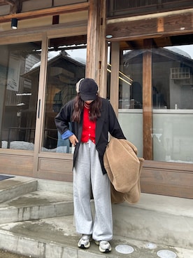 「bohmal（ボマール）のアイテム」を使った、bohmal_misaさん（レディース・158cm）の冬コーディネート