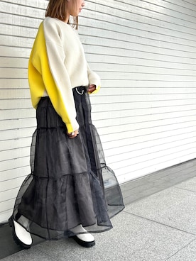 「カラー×コーデ」｜「アイテム（ブーツ）」を使った、bohmal_misaさん（レディース・158cm）の夏コーディネート