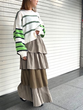 「カラー×コーデ」｜「アイテム（ブーツ）」を使った、bohmal_misaさん（レディース・158cm）の夏コーディネート