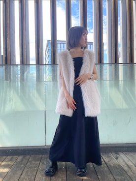「INGNI（イング）のアイテム（その他アウター）」を使った、INGNI__tomokaさん（レディース・150cm）の秋コーディネート