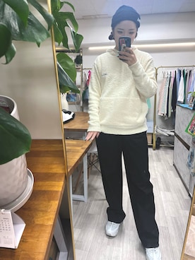 「WTW（ダブルティー）のアイテム」を使った、MIYUUさん（レディース・158cm）の冬コーディネート