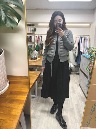 MONCLER グレー ノルディック柄 カーディガン 前後2wayノルディック柄ニットカーディガン | OUTER