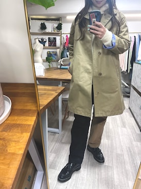 「WTW（ダブルティー）のアイテム」を使った、MIYUUさん（レディース・158cm）の冬コーディネート