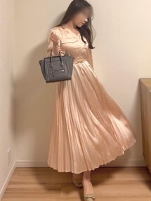 CELFORD（セルフォード）の「モノグラムサテンJQワンピース