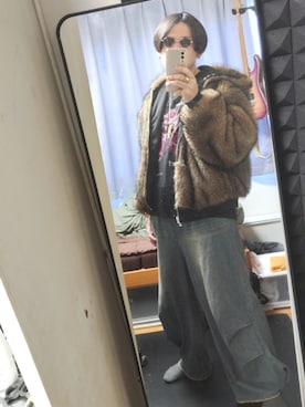 「MSG（エムエスジー）のアイテム」を使った、apoloooooonさん（メンズ・176cm）の冬コーディネート