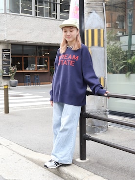 「arth（アース）のアイテム」を使った、ミカさん（レディース・155cm）の春コーディネート