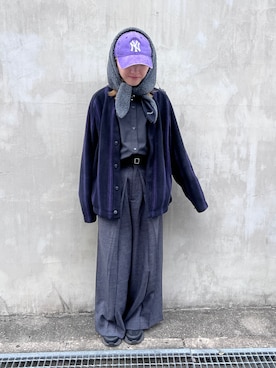 「アイテム（アンサンブル）」を使った、ミカさん（レディース・155cm）の秋コーディネート