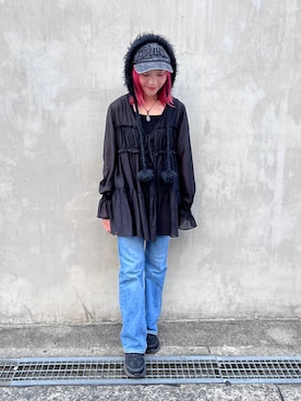 「FILA」｜ミカさん（レディース・155cm）の秋コーディネート