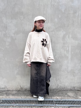 「arth（アース）のアイテム」を使った、ミカさん（レディース・155cm）の春コーディネート