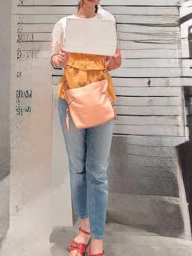 「AZUL（アズール）のアイテム」を使った、yura196さん（レディース・164cm）の春コーディネート