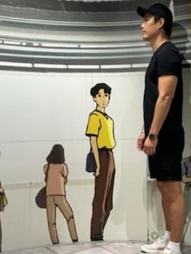 「PRADA（プラダ）のアイテム（トップス）」を使った、tomonorishibaさん（メンズ・183cm）の秋コーディネート