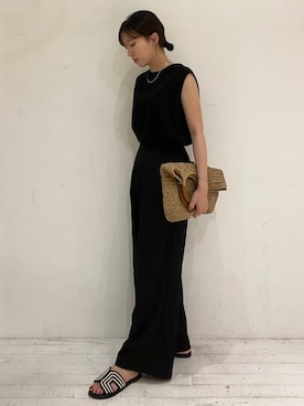 「SMELLY（スメリー）のアイテム」を使った、wtomyさん（レディース・157cm）の夏コーディネート