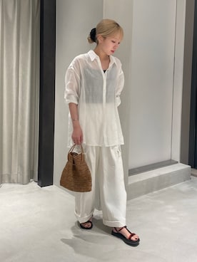 「IPANEMA（イパネマ）のアイテム」を使った、とみーさん（レディース・157cm）の夏コーディネート
