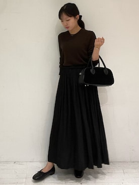 「doors」｜「アイテム（バレエシューズ）」を使った、wtomyさん（レディース・157cm）の秋コーディネート