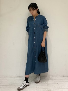 「アイテム（ワンピース/ドレス）」を使った、wtomyさん（レディース・157cm・20代）の秋コーディネート