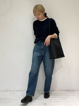「URBAN RESEARCH DOORS（アーバンリサーチドアーズ）のトラックソールブーツ（ブーツ）」を使った、wtomyさん（レディース・157cm）の秋コーディネート
