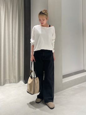 「URBAN RESEARCH DOORS(アーバンリサーチドアーズ)のアイテム(ネックレス)」を使った、とみーさん(レディース・157cm)の秋コーディネート
