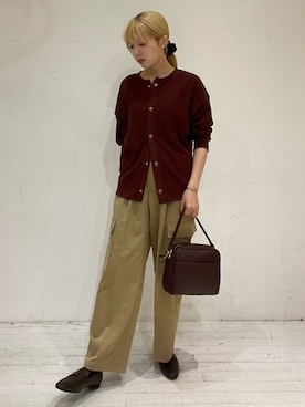 「アイテム（パンプス）」を使った、wtomyさん（レディース・157cm）の秋コーディネート