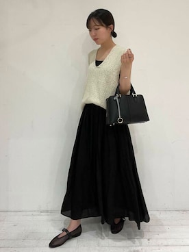 「doors」｜「アイテム（バレエシューズ）」を使った、wtomyさん（レディース・157cm）の夏コーディネート