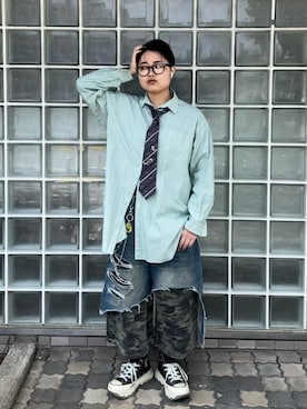 「Right-on（ライトオン）のアイテム」を使った、今村美妃さん（レディース・158cm）の春コーディネート